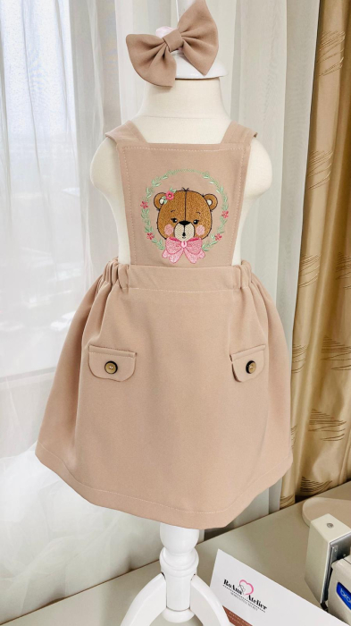 Sarafan bej ursulet brodat [2]