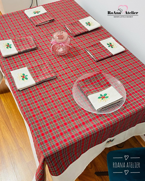 Servet textil Christmas Flower [2]