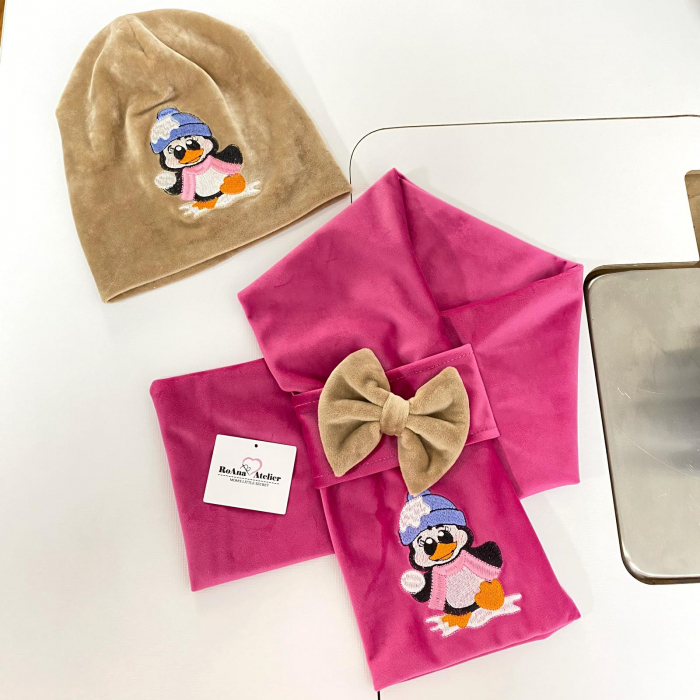 Set fular si fes fetite Pinguin [3]