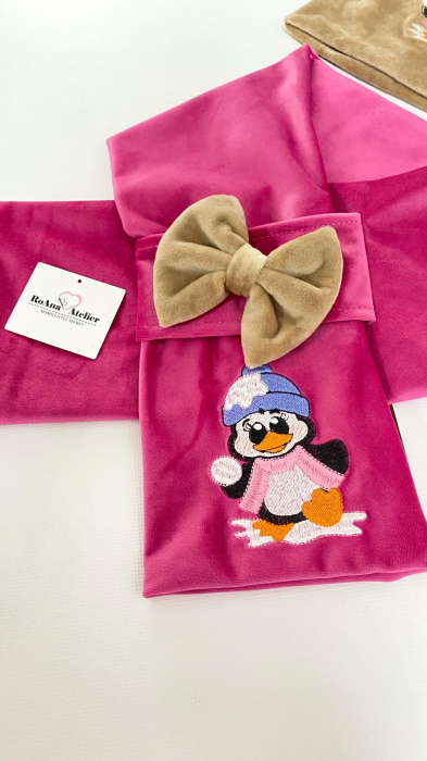 Set fular si fes fetite Pinguin [2]