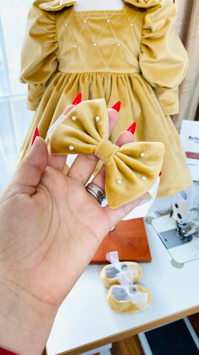 Set Rochita Botez Antoaneta Bej Camel [2]