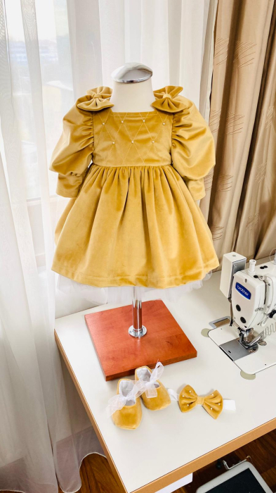 Set Rochita Botez Antoaneta Bej Camel [6]