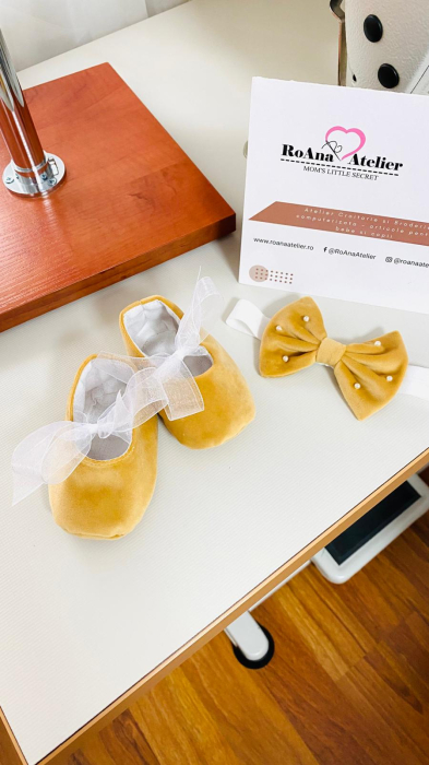 Set Rochita Botez Antoaneta Bej Camel [4]