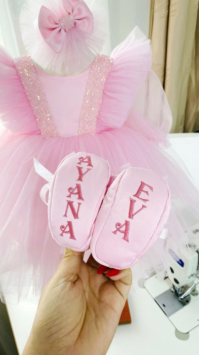 Set Rochita Botez Mirabela cu manecute tulle [2]