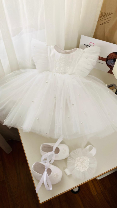Set Rochita Botez Perla Alba cu perlute [4]
