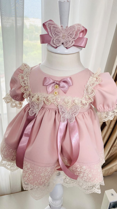 Set Rochita de Botez Rosalie Roz Pudrat [2]