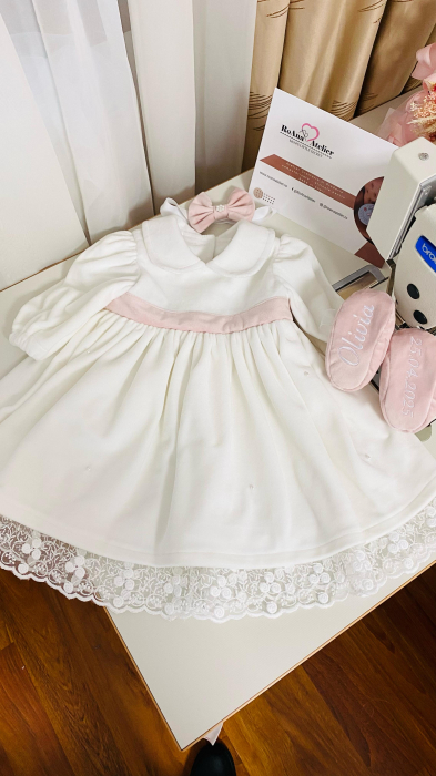 Set Rochita Josephina cu accesorii roz prafuit [1]