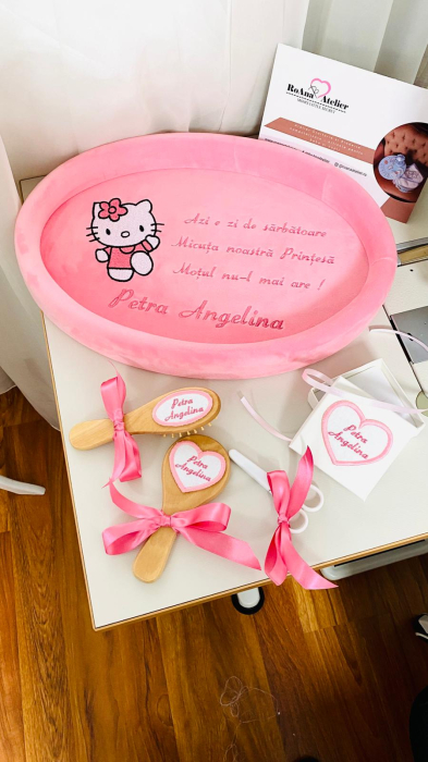 Set Tavita Mot Hello Kitty Roz Personalizata [1]