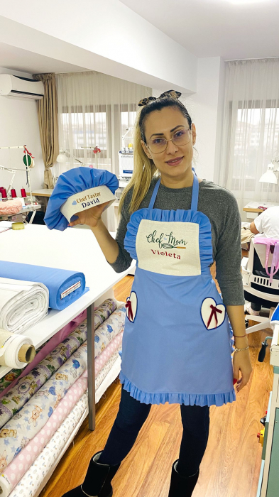 Sort albastru personalizat [5]