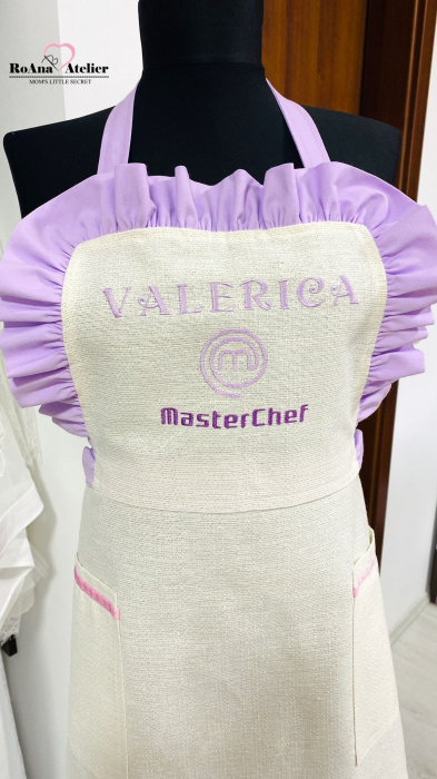 Sort Master Chef lila personalizat [4]