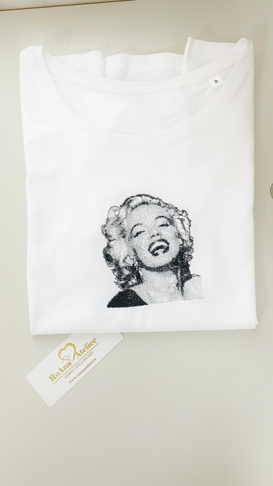 Tricou brodat Marilyn Monroe [2]