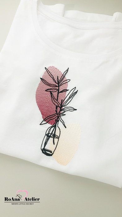 Tricou brodat Spring Flower [2]