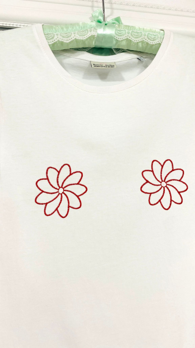 Tricou Two Flowers [3]