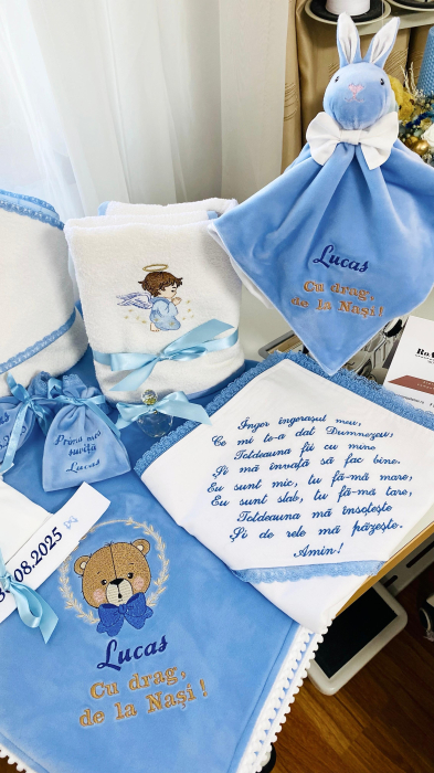 Trusou Botez Albastru Ursulet [3]