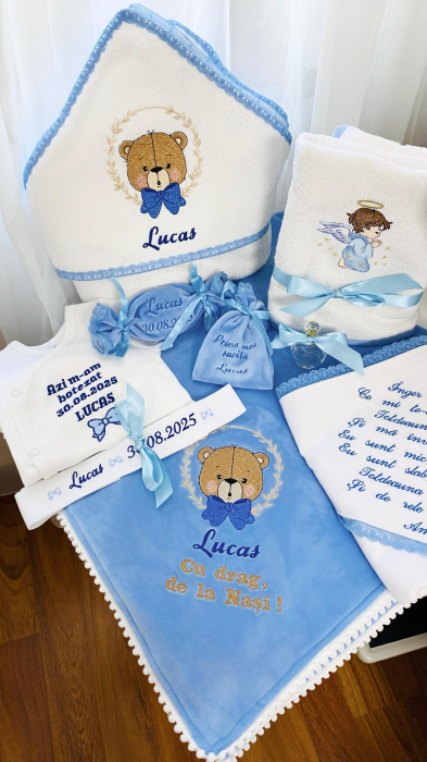 Trusou Botez Albastru Ursulet [2]