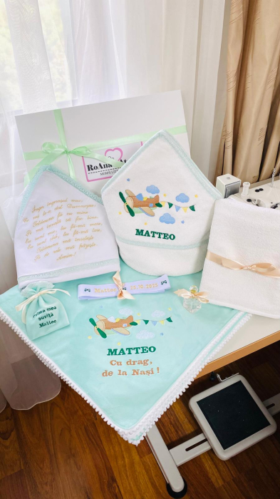 Trusou Botez Avion vernil 7 piese [1]