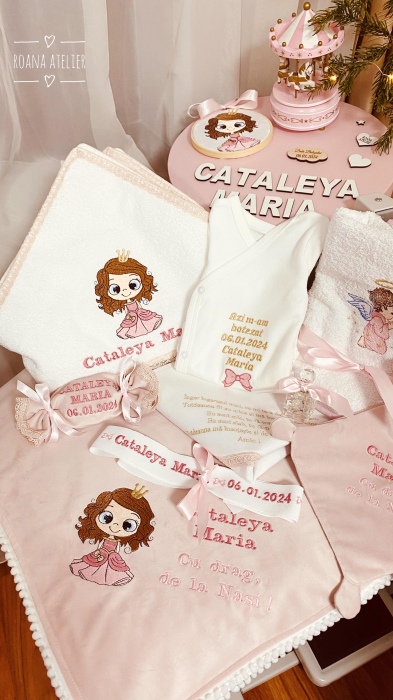 Trusou Botez Mica Printesa Roz [3]