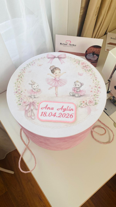 Trusou Botez Muselina Balerina Roz Pudrat [4]