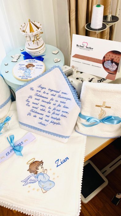 Trusou Botez Muselina Ingeras 8 piese [3]