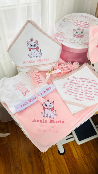 Trusou Botez Pisica Marie Roz Cutie Catifea [2]