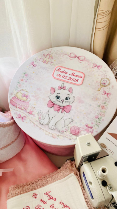 Trusou Botez Pisica Marie Roz Cutie Catifea [7]