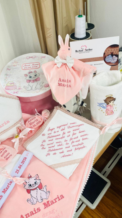 Trusou Botez Pisica Marie Roz Cutie Catifea [3]