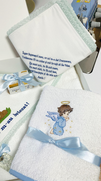 Trusou Botez Standard Baiat Ursulet cu lumanare [4]