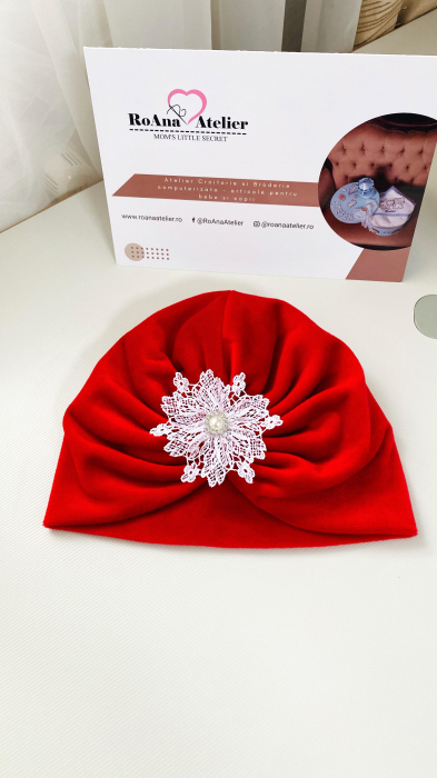 Turban bebe din catifea [2]