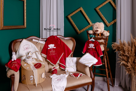 Trusou Botez Red Luxury cu Rochita [1]