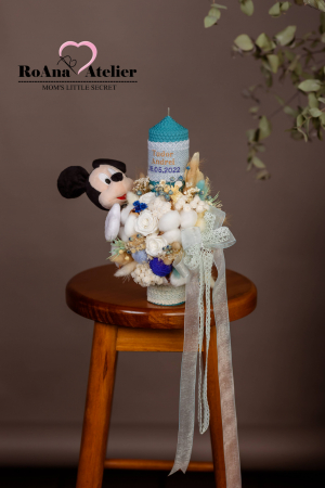 Lumanare Mickey Mouse pentru Botez [3]