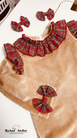 Body din catifea cu fundite [1]