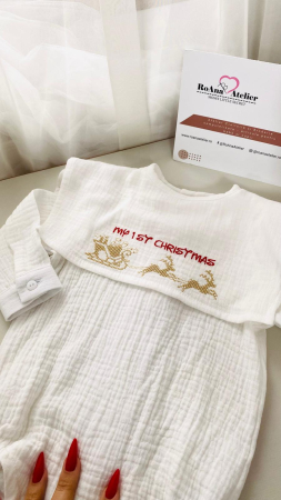 Camasa Body Muselina My 1ST Christmas [2]