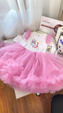 Rochite 1 Anisor - Compleu Pisica Marie 1 Anisor cu fustita tutu