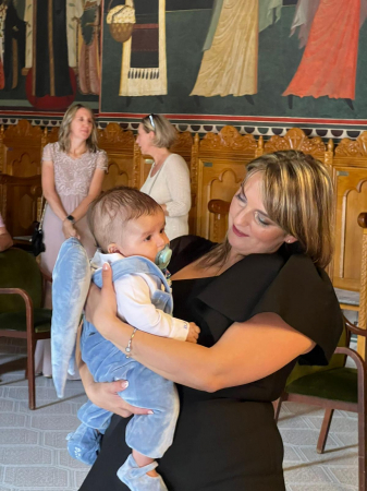 Costum Botez cu Aripi Ingeras personalizat [4]