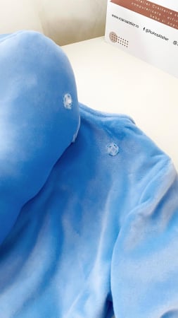 Costum Botez din catifea cu Aripi Ingeras personalizat [5]