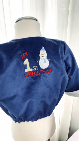 Costumas albastru My First Christmas [2]