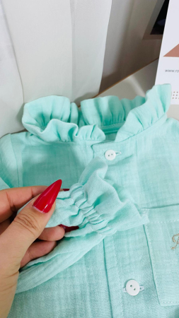 Costumas Aris muselina verde mint [1]