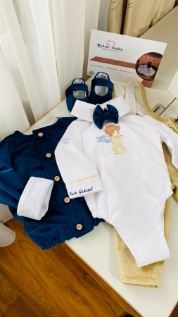 Costumas Botez Ingeras brodat si personalizat [2]