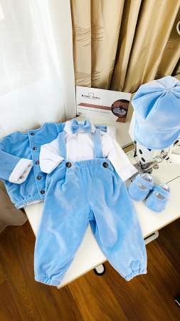 Costumas Botez Vladimir Bleu