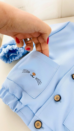 Costumas Elegant Aniversare 1 An brodat Safari [8]