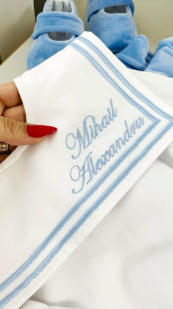 Costumas Marinar Bleu catifea personalizat [2]