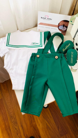 Costumase Bumbac - Costumas Marinar Verde personalizat