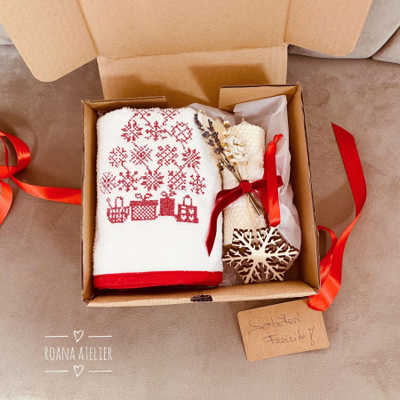 Cutie Cadou Bradut Rosu [5]