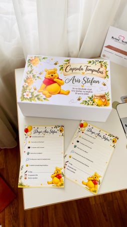 Tavite Mot Turta - Cutie Capsula Timpului Winnie Personalizata