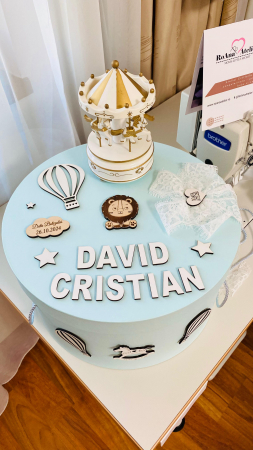 Cutie Trusou Leut bleu personalizata