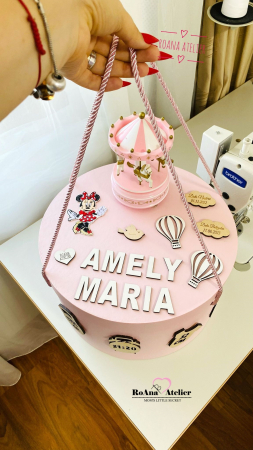 Cutii Trusou Botez - Cutie Trusou Minnie cu datele nasterii