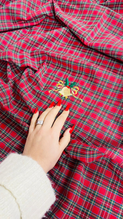 Fata de masa carouri Christmas Flower [3]