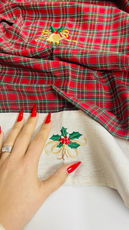 Fata de masa carouri Christmas Flower [4]