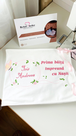 Prima Baita - Kit Prima Baita Butterfly personalizat cu nume