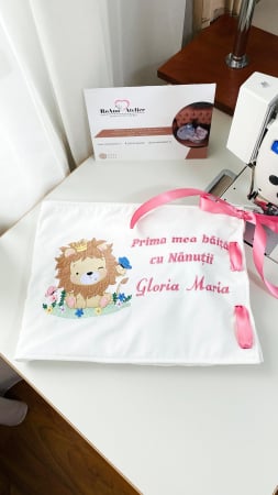Prima Baita - Kit Prima Baita Leu Fetita personalizat cu nume